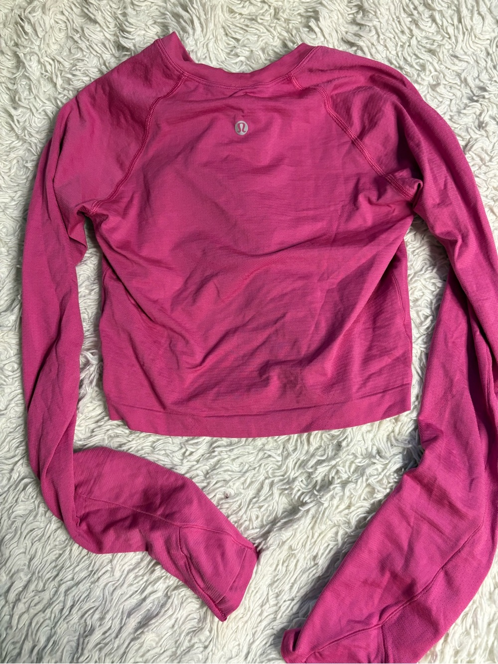lululemon athletica Bright Pink Long-Sleeve Align Swiftly